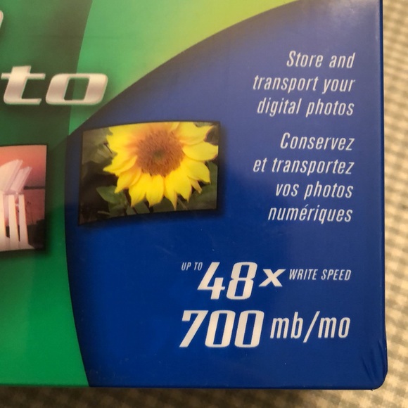 NWOT FUJI-FILM CD-R FOR PHOTO - 10 PACK UP TO 48x Write Speed 700 mb - #480 - Picture 2 of 10